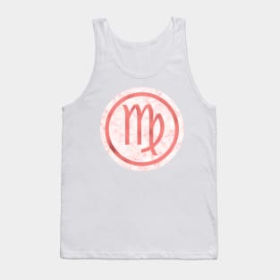 Living Coral Marble Zodiac - Virgo Tank Top